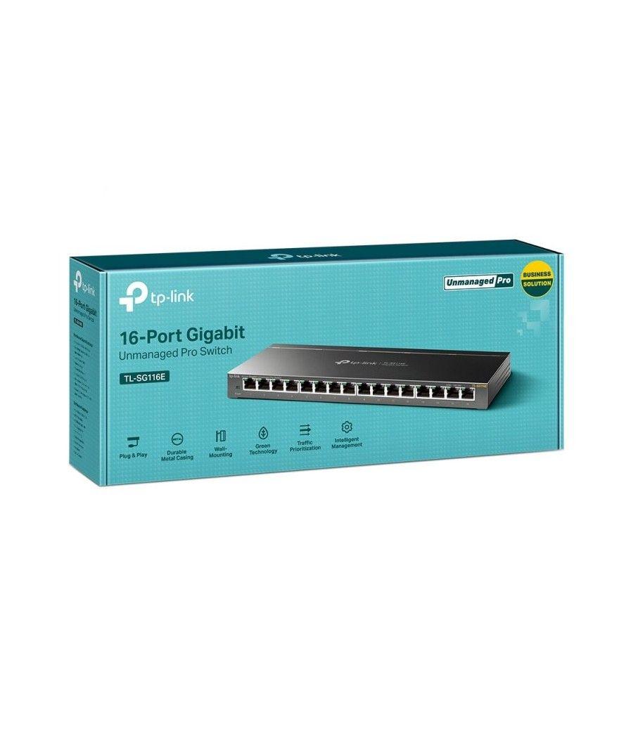 TP-LINK TL-SG116E Switch 16xGB Metal - Imagen 3