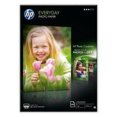 Papel fotográfico hp everyday q2510a/ din a4/ 200g/ 100 hojas - Imagen 1