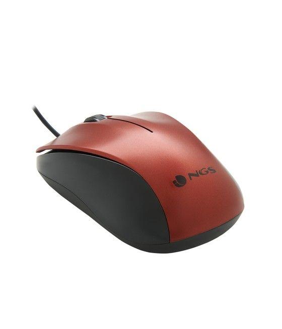 NGS CREW ratón Ambidextro USB tipo A Óptico 1200 DPI - Imagen 3