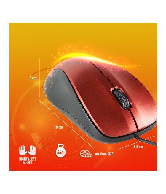NGS CREW ratón Ambidextro USB tipo A Óptico 1200 DPI - Imagen 7