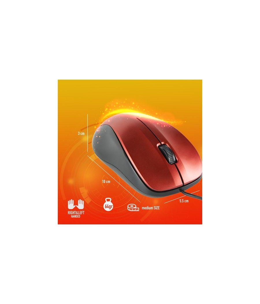 NGS CREW ratón Ambidextro USB tipo A Óptico 1200 DPI - Imagen 7
