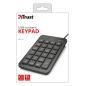 Trust 22221 teclado numérico Portátil/PC USB Negro