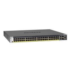 Netgear M4300-52G-PoE+ 1000W PSU Gestionado L2/L3/L4 Gigabit Ethernet (10/100/1000) Energía sobre Ethernet (PoE) 1U Negro
