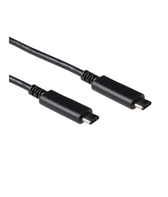 ACT SB0011 cable USB 1 m USB 3.2 Gen 2 (3.1 Gen 2) USB C Negro - Imagen 1