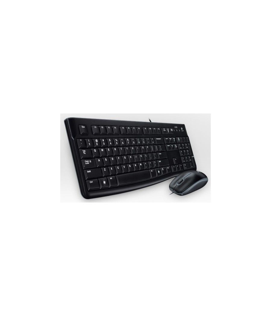 Logitech Desktop MK120 teclado USB QWERTZ Alemán Negro - Imagen 1