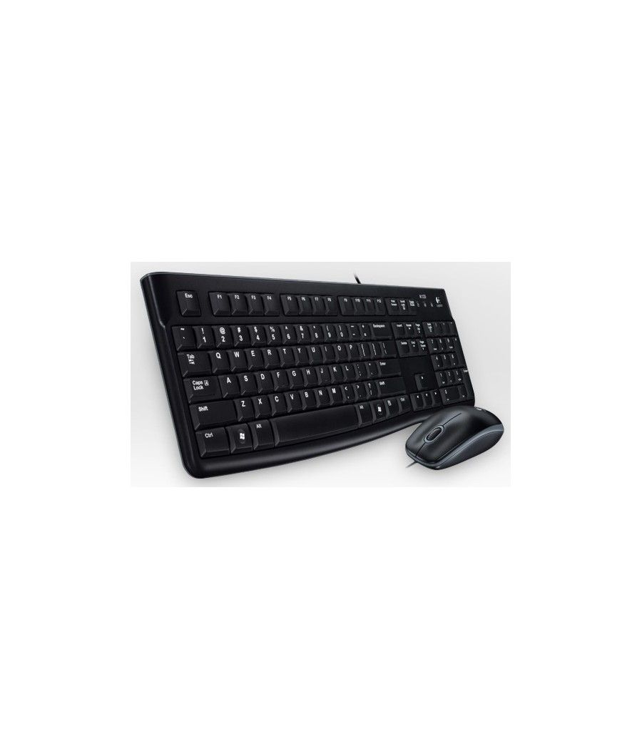Logitech Desktop MK120 teclado USB QWERTZ Alemán Negro - Imagen 2