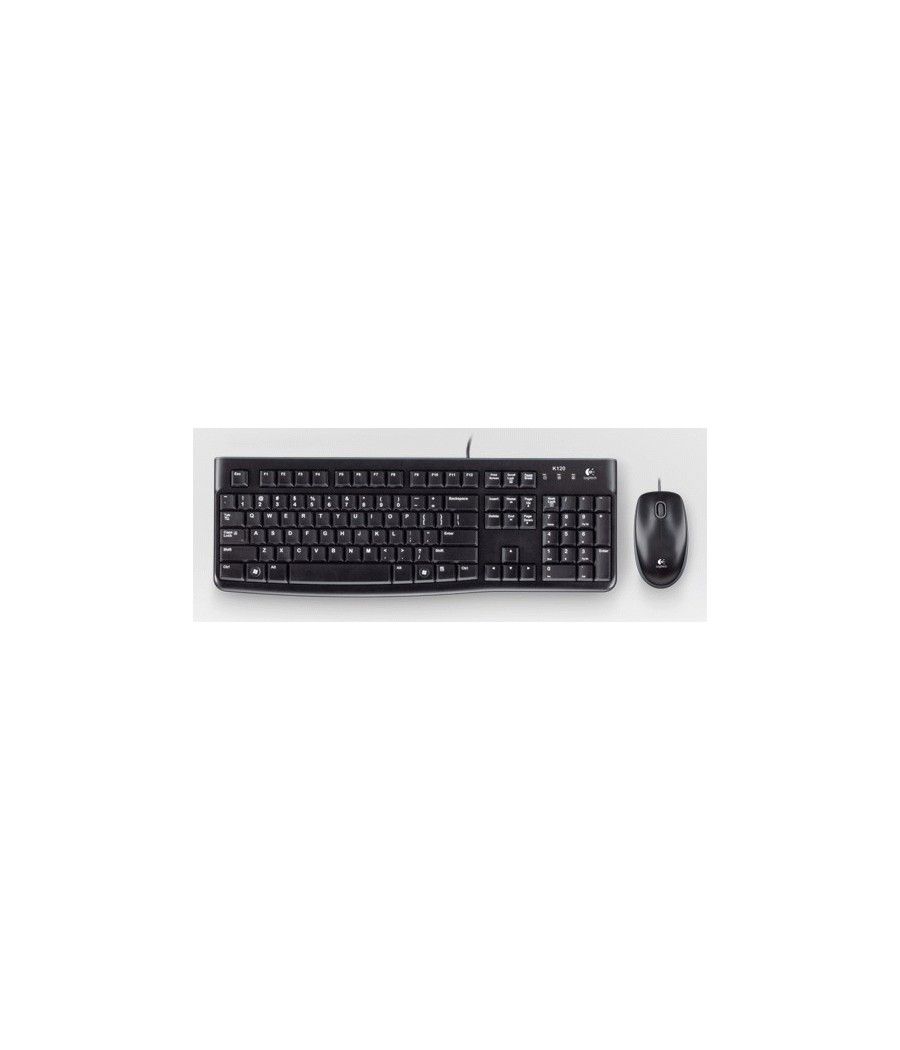 Logitech Desktop MK120 teclado USB QWERTZ Alemán Negro - Imagen 3