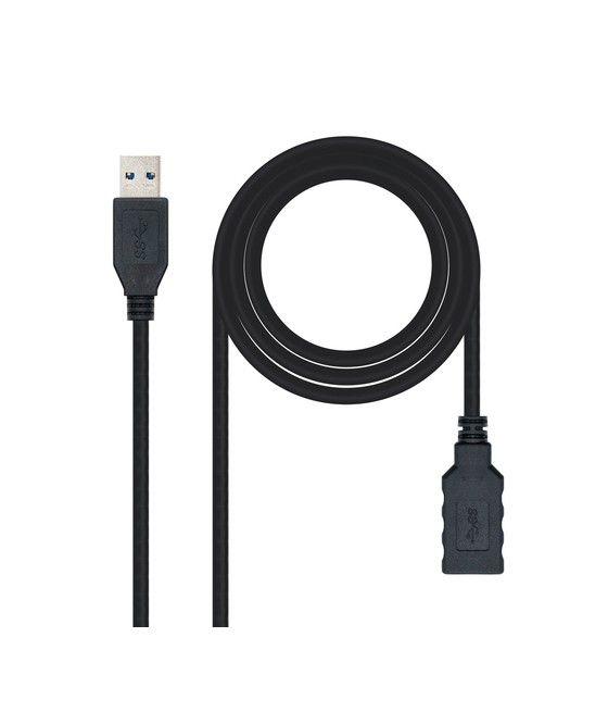 Nanocable Cable USB 3.0, Tipo A/M-A/H, Negro, 3.0 M - Imagen 1