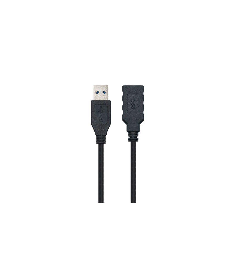 Nanocable Cable USB 3.0, Tipo A/M-A/H, Negro, 3.0 M - Imagen 2