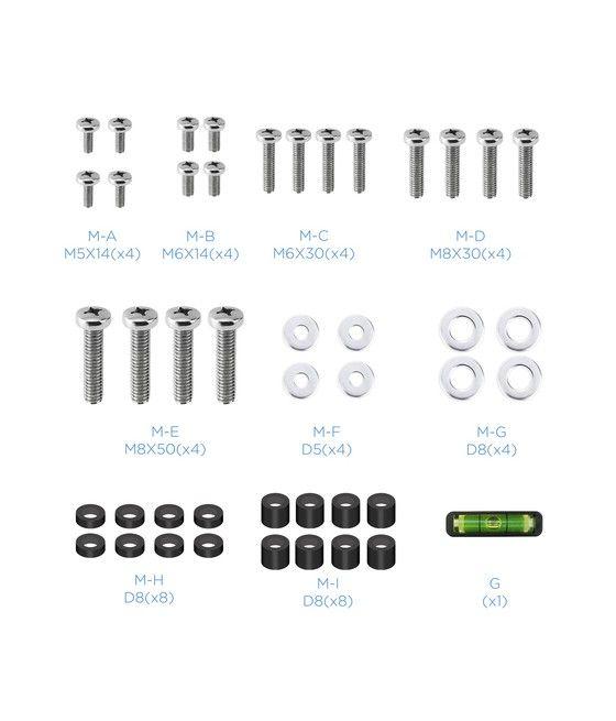 TooQ LP4391T-B soporte para TV 2,29 m (90") Negro - Imagen 6