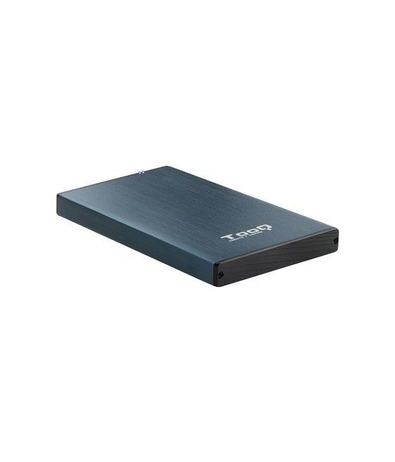 TooQ TQE-2527PB caja para disco duro externo Caja de disco duro (HDD) Negro, Marina 2.5" - Imagen 1