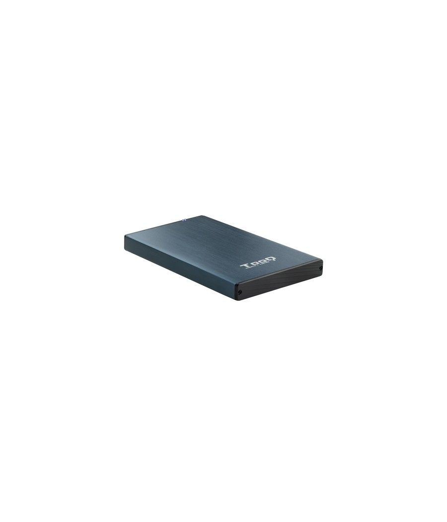 Tooq - caja externa para discos de 2.5" para hdd/ssd - azul