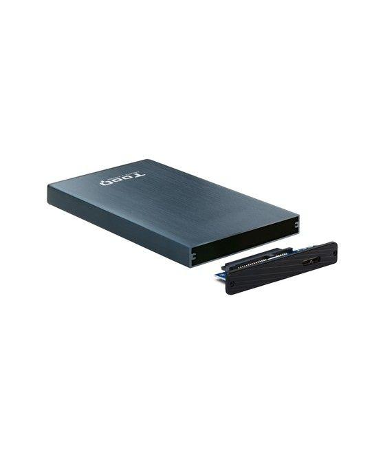 TooQ TQE-2527PB caja para disco duro externo Caja de disco duro (HDD) Negro, Marina 2.5" - Imagen 3