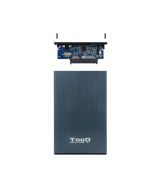 TooQ TQE-2527PB caja para disco duro externo Caja de disco duro (HDD) Negro, Marina 2.5" - Imagen 5