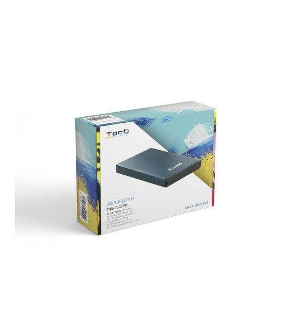 TooQ TQE-2527PB caja para disco duro externo Caja de disco duro (HDD) Negro, Marina 2.5" - Imagen 7