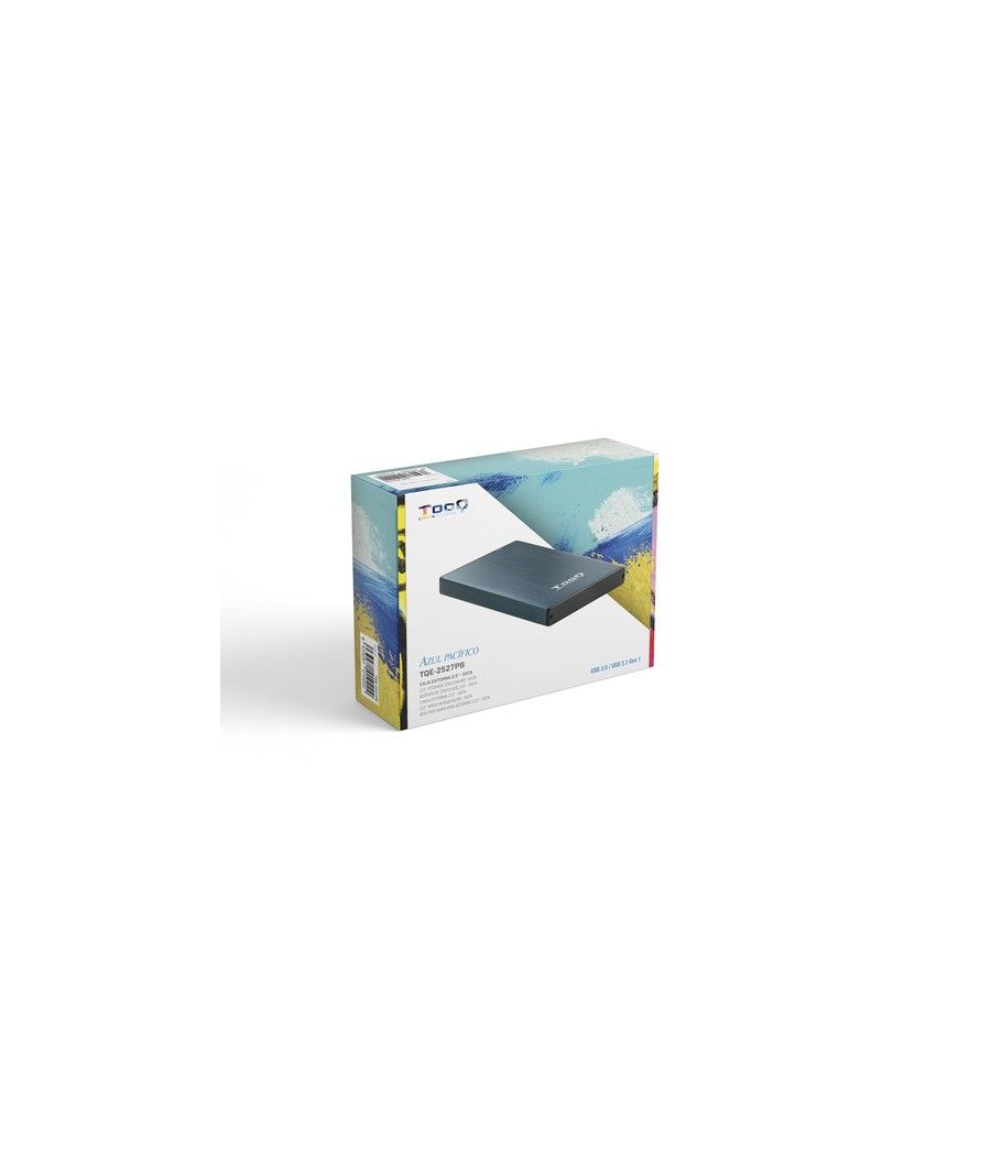 TooQ TQE-2527PB caja para disco duro externo Caja de disco duro (HDD) Negro, Marina 2.5" - Imagen 7