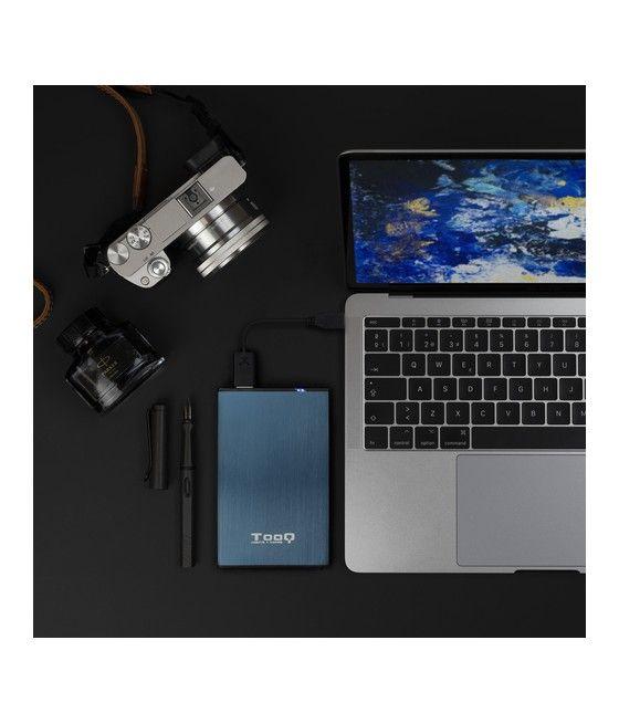 TooQ TQE-2527PB caja para disco duro externo Caja de disco duro (HDD) Negro, Marina 2.5" - Imagen 8