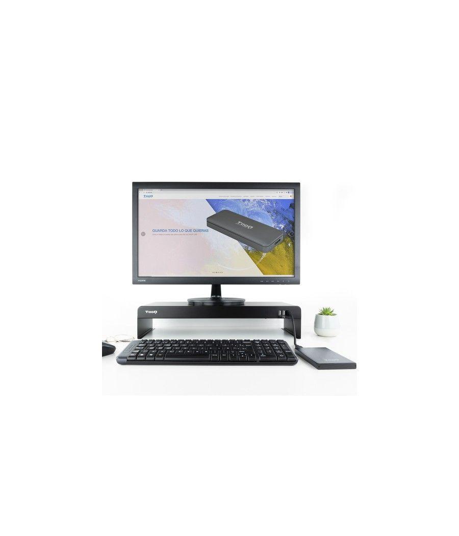 TooQ TQMR0124 soporte para monitor Independiente Negro - Imagen 5