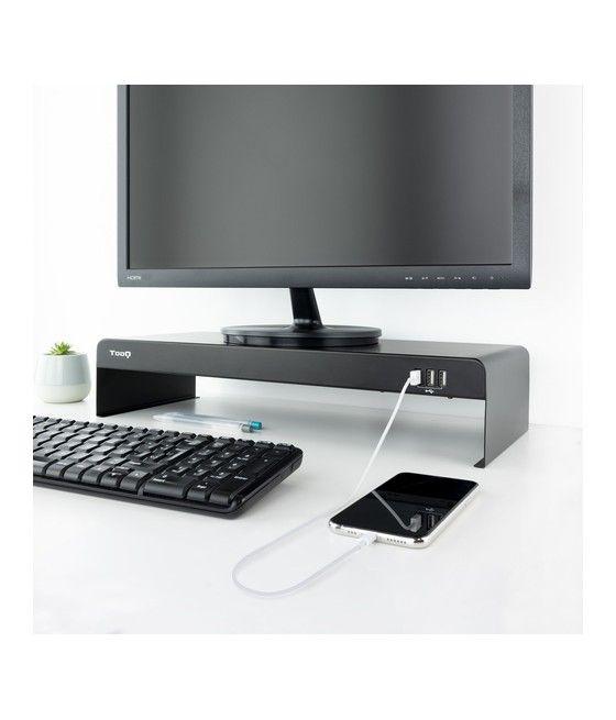 TooQ TQMR0124 soporte para monitor Independiente Negro - Imagen 6