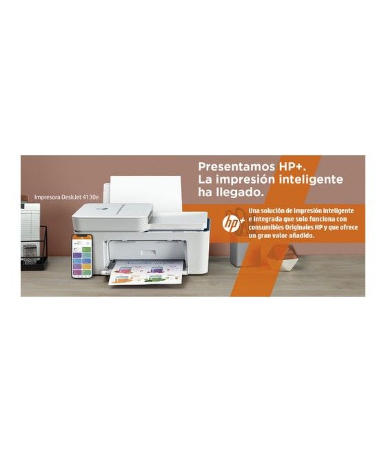 HP DeskJet 4130e Inyección de tinta térmica A4 4800 x 1200 DPI 8,5 ppm Wifi - Imagen 1