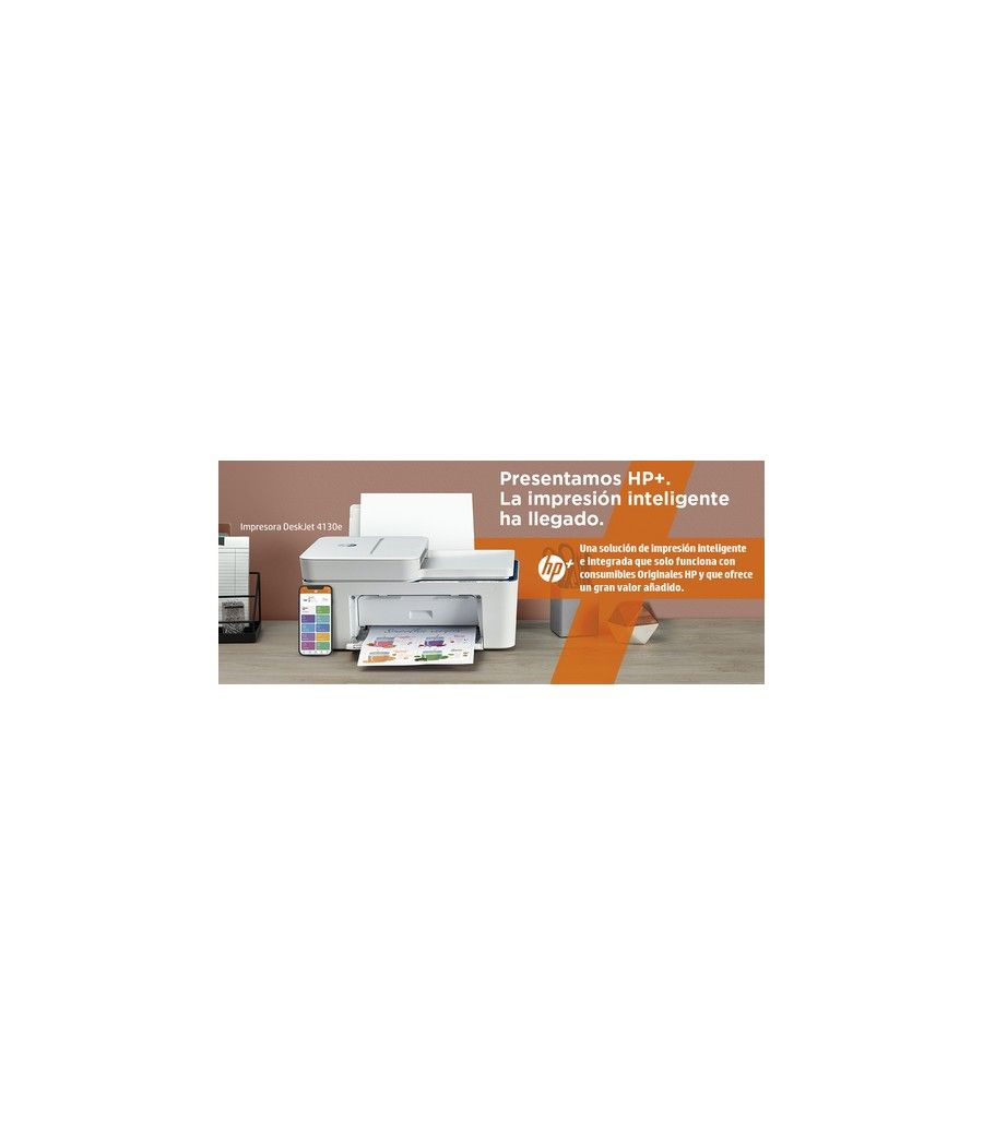 HP DeskJet 4130e Inyección de tinta térmica A4 4800 x 1200 DPI 8,5 ppm Wifi - Imagen 1