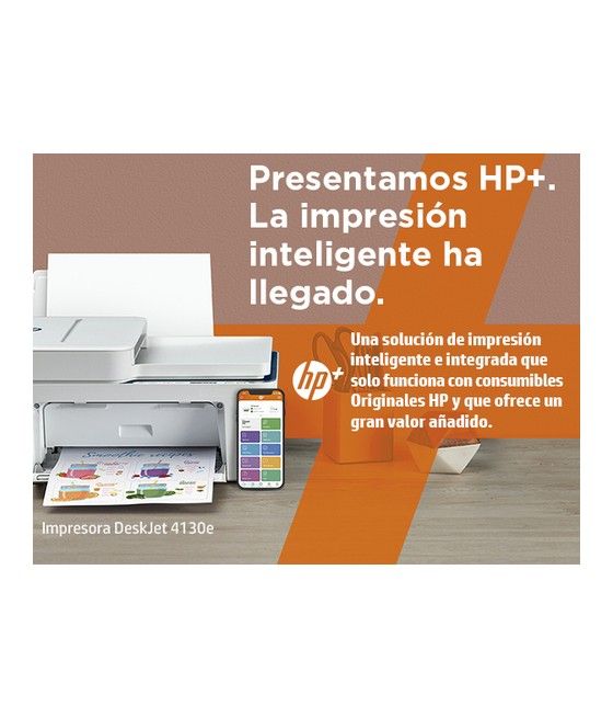 HP DeskJet 4130e Inyección de tinta térmica A4 4800 x 1200 DPI 8,5 ppm Wifi - Imagen 9