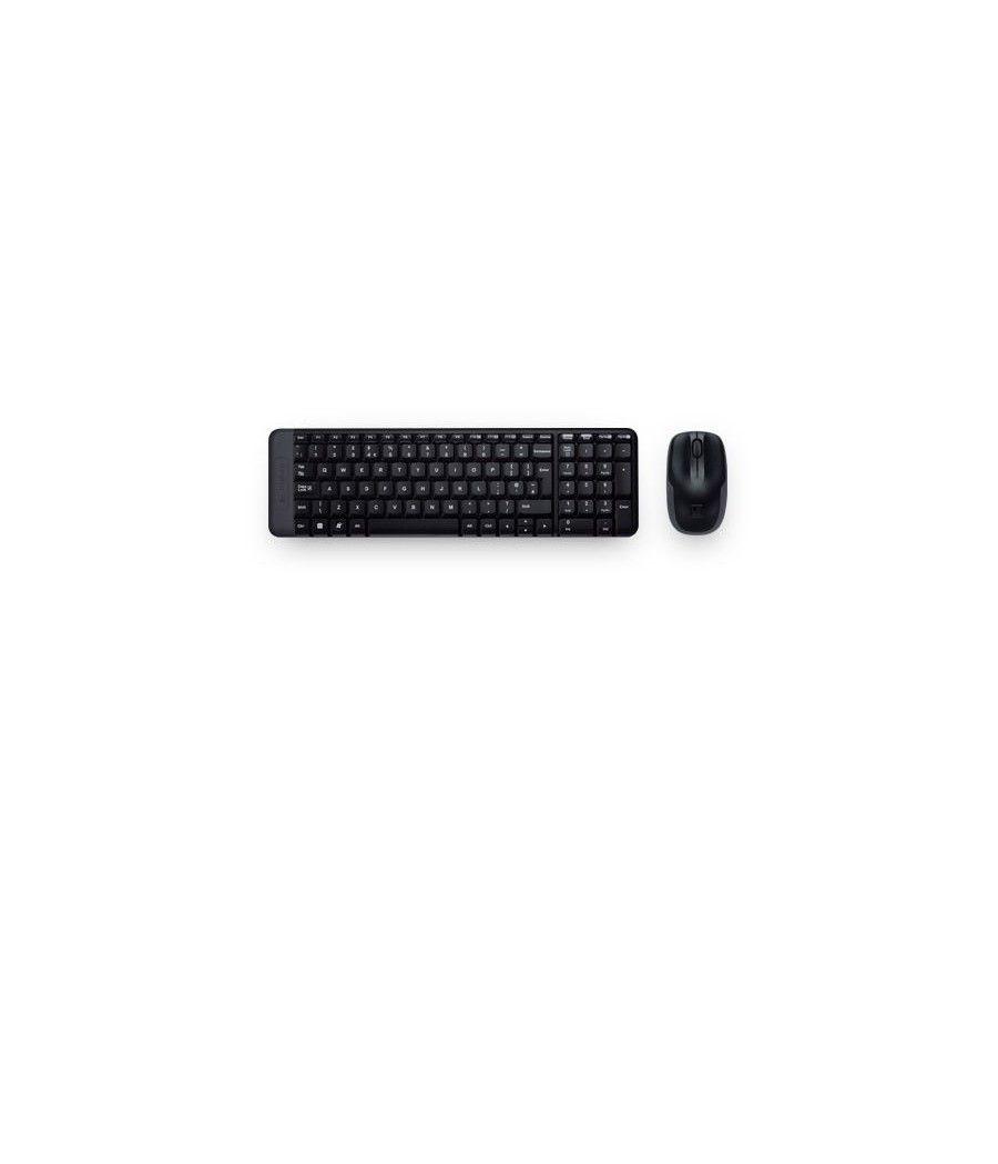 Logitech Wireless Combo MK220 - Teclado - inalámbrico - 2.4 GHz - ratón - receptor inalámbrico USB - Tamaño reducido - Español -