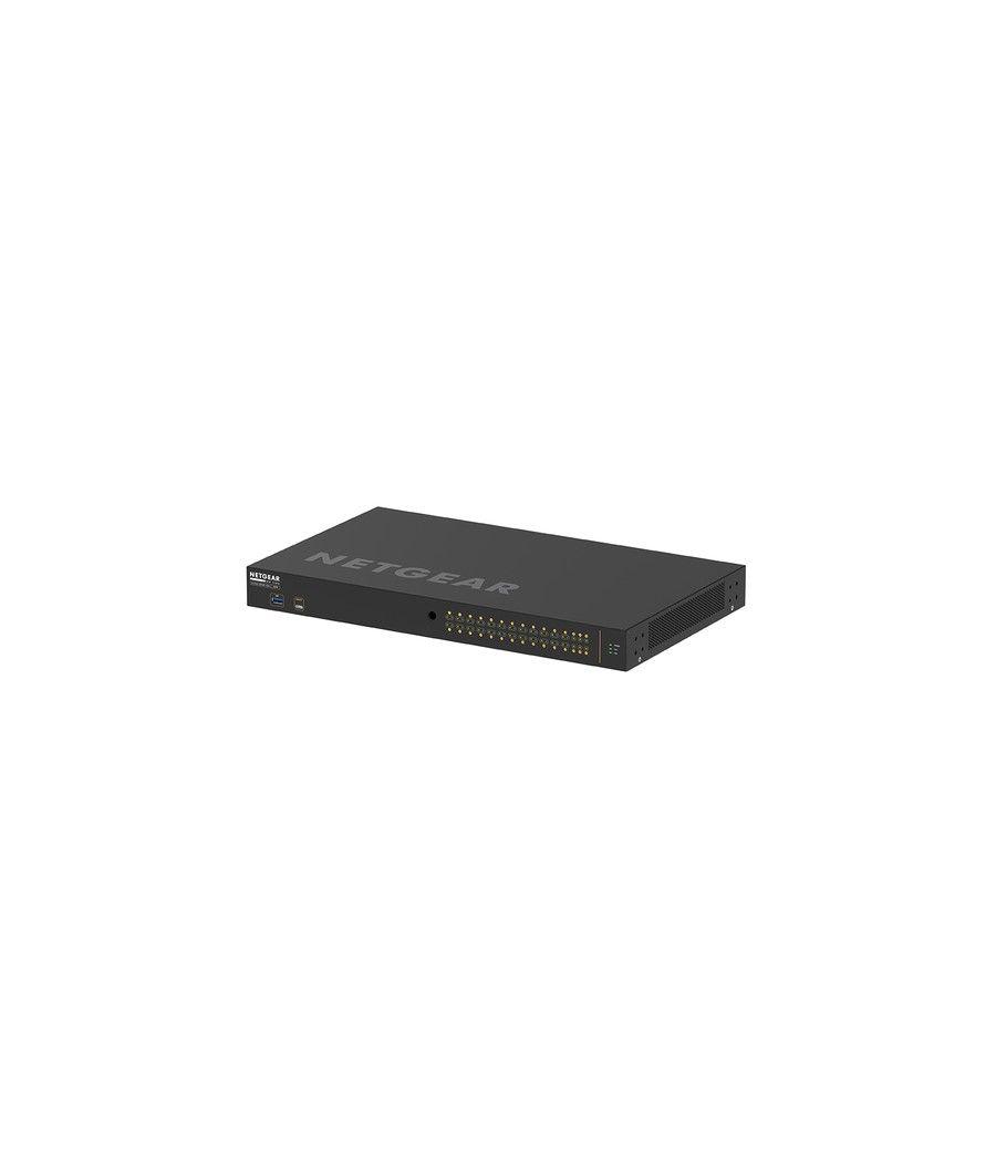 Netgear GSM4230P-100EUS switch Gestionado Gigabit Ethernet (10/100/1000) Energía sobre Ethernet (PoE) 1U Negro - Imagen 2