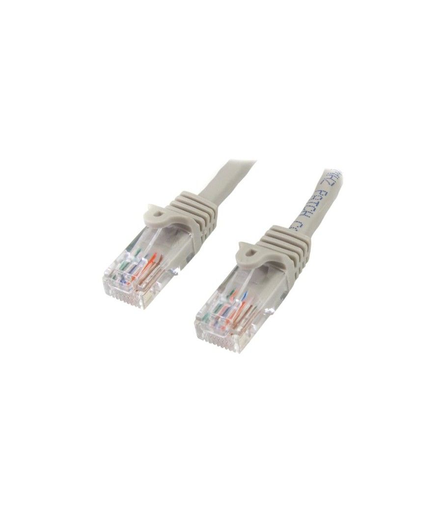 Cable 3m gris cat5e rj45 - Imagen 1