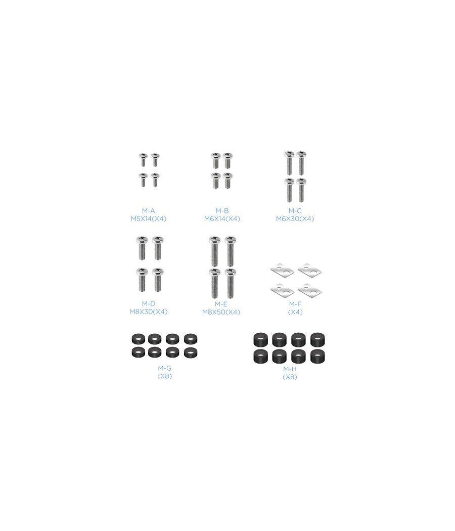 Tooq FS20200M-B Soporte Suelo Ruedas/Bases 60-105" - Imagen 8