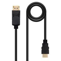 Nanocable Cable Conversor DP a HDMI 1,5 M Negro - Imagen 1
