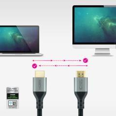 Nanocable Cable HDMI 2.1 CERTIFICADO ULTRA HS 2M - Imagen 4