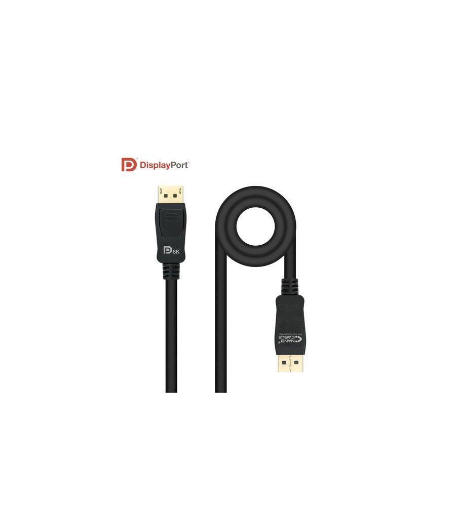 Nanocable Cable DP1.4 Certificado VESA DP M/M 1,5m - Imagen 1