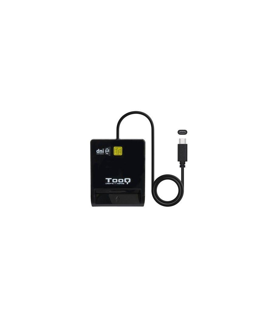 Tooq Lector de tarjetas DNIE SIM USB-C negro - Imagen 3