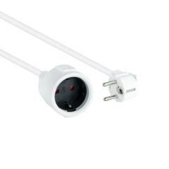 Nanocable Cable Alim. Alargador schuko blanco 10 M - Imagen 1