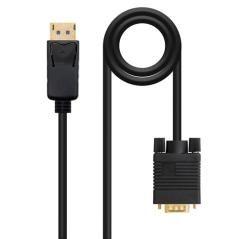 Nanocable Cable Conversor DP a VGA negro 1 M - Imagen 1