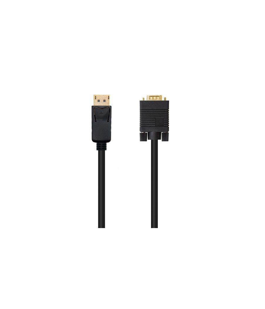 Nanocable Cable Conversor DP a VGA negro 1 M - Imagen 2