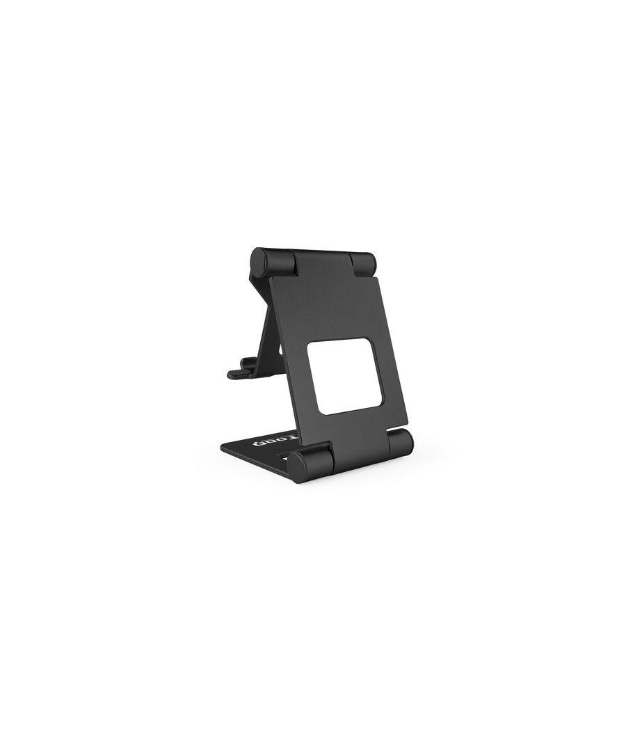 TooQ Soporte de sobremesa ajustable para teléfono / tablet hasta 10”, Negro - Imagen 2