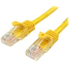 Cable 1m amarillo cat5e rj45 - Imagen 1