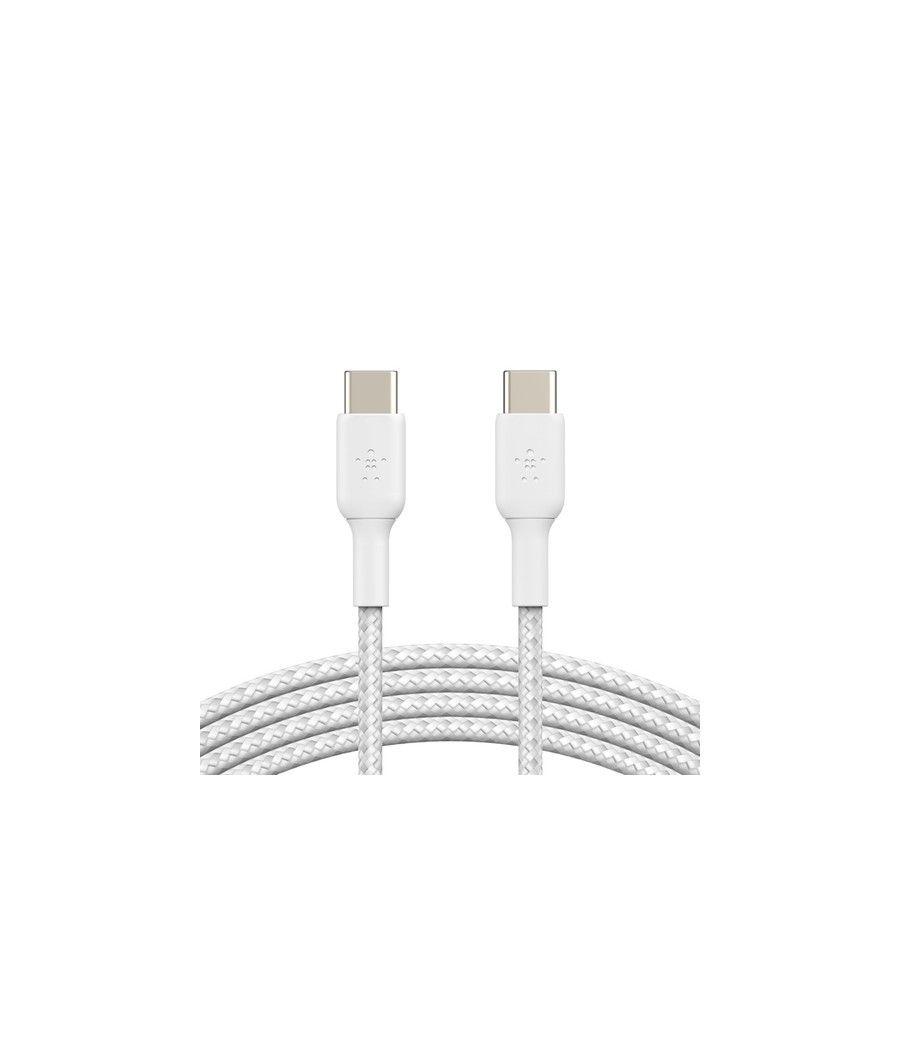 Braided c-c 2.0 1m  wht - Imagen 5