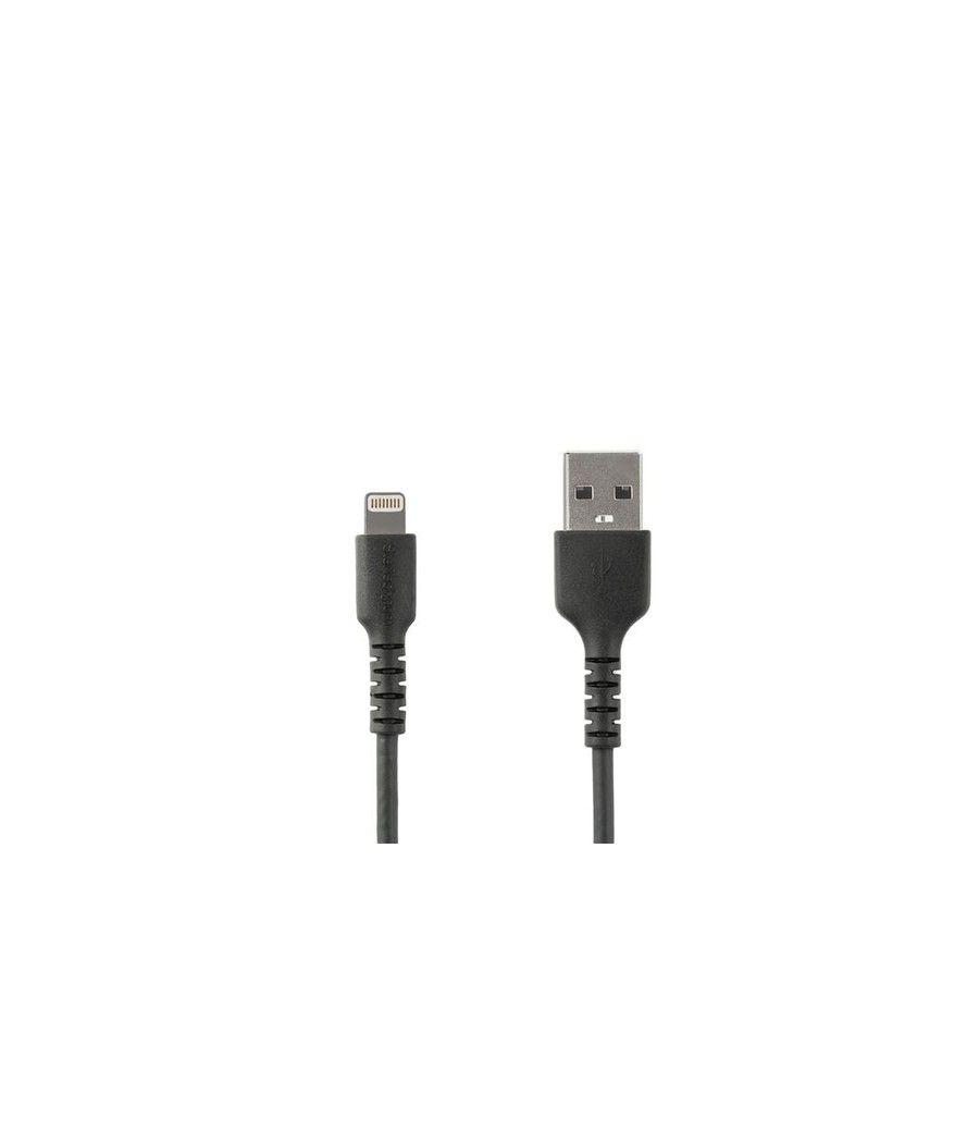 Cable 2m lightning mfi negro - Imagen 1