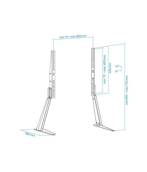 TooQ Soporte de mesa para pantallas 32”-70” - Imagen 7