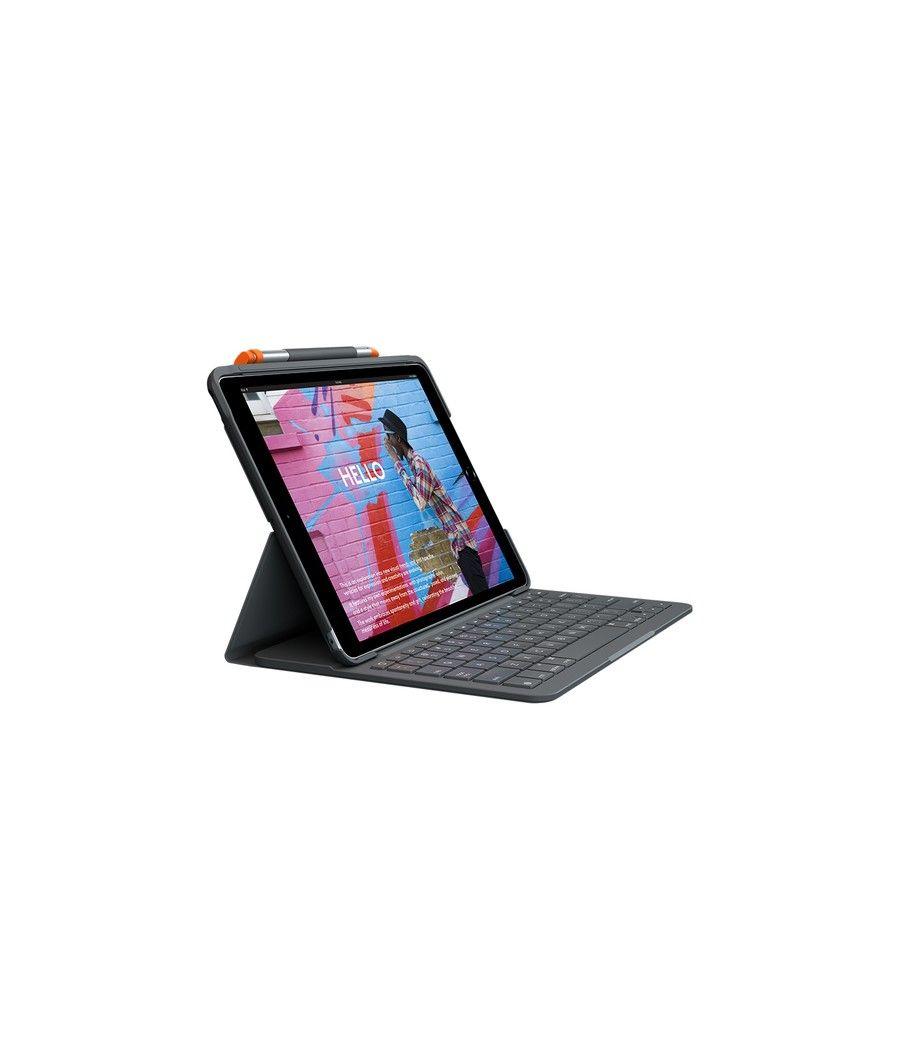 Logitech Slim Folio Grafito Bluetooth QWERTY Español - Imagen 1