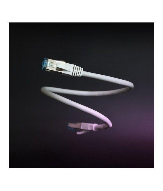 Nanocable Cable de Red Cat.7 600MHZ LSZH SFTP PIMF AWG26, Gris, 30 cm - Imagen 4