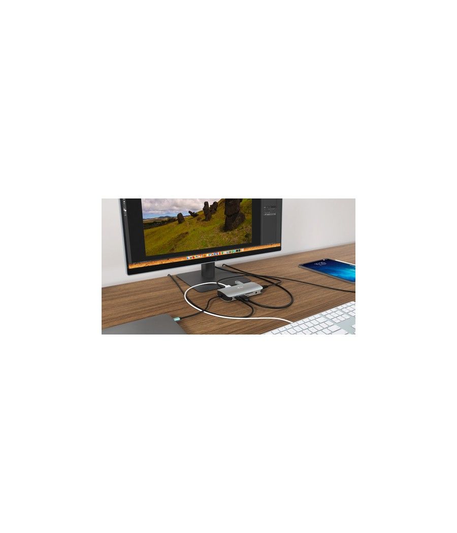 i-tec Metal USB-C Nano Dock HDMI/VGA with LAN + Power Delivery 100 W - Imagen 6