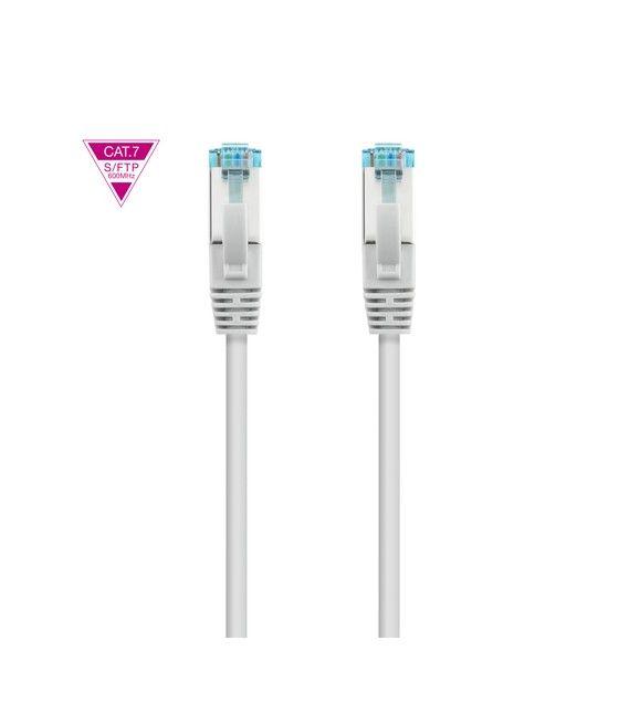 Nanocable Cable de Red Cat.7 600MHZ LSZH SFTP PIMF AWG26, Gris, 2 m - Imagen 2