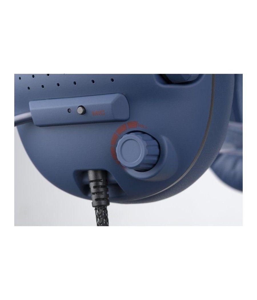 Auriculares gaming con micrófono konix drakkar skyfighter pro/ usb/ azules - Imagen 3