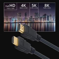 Ewent Cable HDMI 2.1  8K, Ethernet 1,8m - Imagen 3