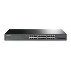 TP-LINK TL-SG2428P switch Gigabit Ethernet (10/100/1000) Energía sobre Ethernet (PoE) Negro - Imagen 1
