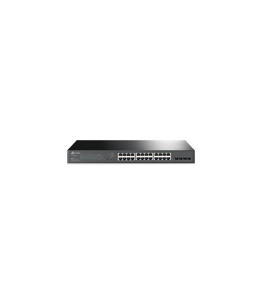 TP-LINK TL-SG2428P switch Gigabit Ethernet (10/100/1000) Energía sobre Ethernet (PoE) Negro - Imagen 1